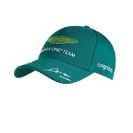 caps--f1 season trend Flat brim caps Baseball caps men's and women's Aston Martin style cap