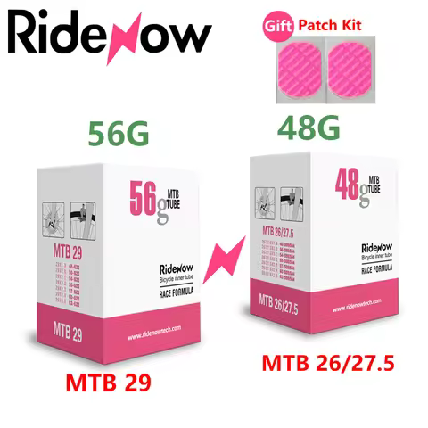 Ultralight RideNow TPU Inner Tube MTB 29 Bicycle Tyre 29x1.9 1.95 2.0 2.1 2.2 2.3 2.4 2.5 Inch Mount