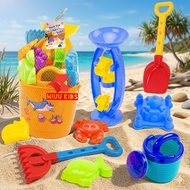 LT1 Beach Bucket with Sand Mill 9 Piece Made of High Quality Plastic Made in Vietnam