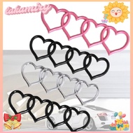 LAKAMIRY Trunk Tail Label Badge, ABS Plastics Heart-shaped Love Heart Logo Rear, Personality Emblem 