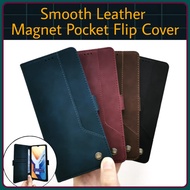Vivo V40/Lite/V30/Pro/V29/V30E/V27E/V25/V25E/V23E/V23 Leather Pocket Magnet Flip Case Cover Casing