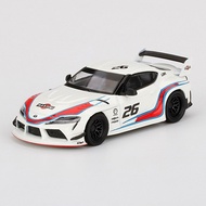 Mini GT MGT00296 LB Works LBWK Toyota GR Supra 26 Martini Racing 1:64 White