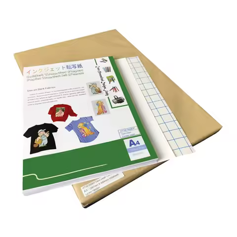 A4 Inkjet Heat Transfer Paper Sheet for Dark Fabric Neenah 3G Jet Opaque Custom Dark T-Shirt Iron On