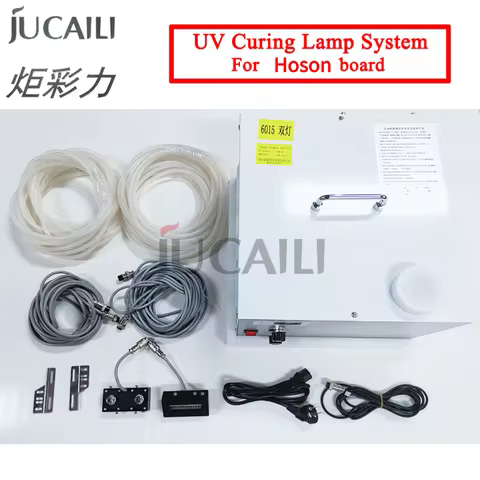 JuCaili one set UV curing lamp system with water cooling tank for Hoson xp600/DX5/DX7 head board for