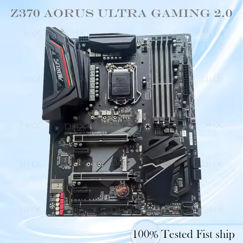 For Gigabyte Z370 AORUS ULTRA GAMING 2.0 Motherboard LGA 1151 DDR4 ATX M.2 Intel Z370 Mainboard 100%