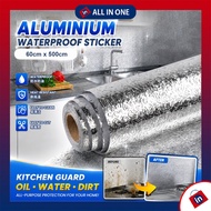 Kitchen Aluminium Wallpaper Oil-Proof(40-60cm) Waterproof Sticker Self-adhesive Pelekat Dapur厨房贴纸