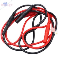 BORRAONE 1/2pcs Meter Test Lead Extension, 100CM/ 39.37inch Silicone Male-to-Female Banana Plug, 4mm