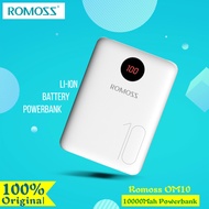 ✅100% Original Romoss Powerbank Romoss OM10 Romoss OM10 10000mAh Power Bank ( White )