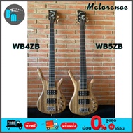 Mclorence WB4ZB 4 สาย / WB5ZB 5 สาย เบสไฟฟ้าทรง Warwick Zebra Top Electric Guitar Bass