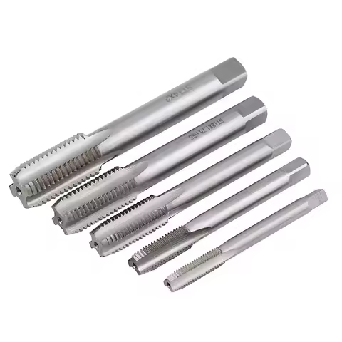M2 M2.5 M3 M4 M5 M6 M7 M8 M9 M10 M11x0.5x0.75x1x1.25x1.5 Metric HSS Left Hand Tap Pitch Threading To