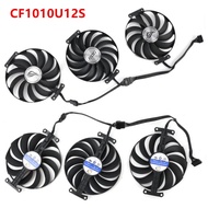 YQJZF อะไหล่พัดลมคูลเลอร์ CF1010U12S 95มม. สำหรับร็อคสตริกซ์ ASUS GeForce RTX 3060 Ti 3070 3080 3090 3070Ti 3080Ti การ์ดวิดีโอกราฟิกส์