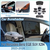 Sun Visor For Mercedes Benz EQE SUV X294 2023 2024 2025 2026 Heat Insulation UV Protection Privacy C