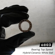 Bearing 6803 Ceramic Hybrid Top Speed white ball
