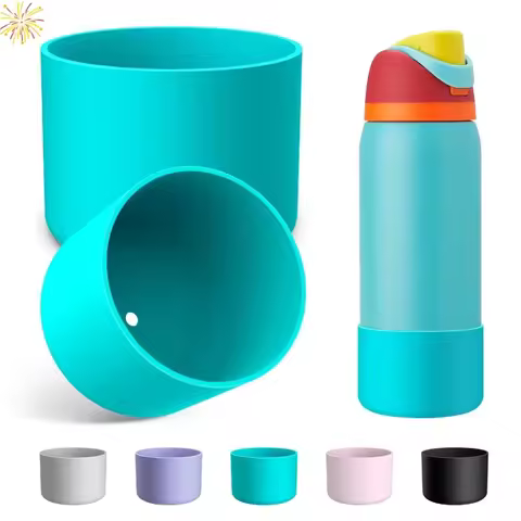 Silicone Water Bottle Protector Sleeve Bottle Bottom Cover Water Bottle Protector Sleeve Owala FreeS