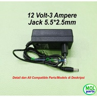 12V 3A CCTV DVR Recorder Adapter 12 Volt 3 Ampere Adapter