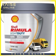 Shell Engine Oil 15W40 Rimula LD4 Multi Diesel Engine 7.5 Liter Light Truck Hilux 4WD Minyak Hitam 4