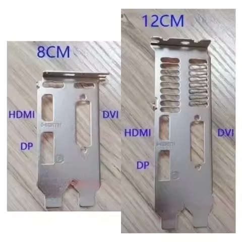 I/O Shield Back Plate Blende for GTX 1650 LP Graphics Card Baffle Bezel Blank Bracket