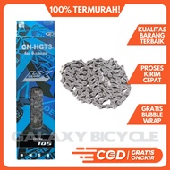 CN-HG73 8-9 Speed Chain for Folding Mountain Bikes, MTB Road Bikes, etc.