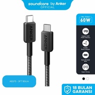 Anker 322 Charger Cable 60W 3A USB Type C to C Nylon Cable 3FT 6FT - A81F5 A81F6