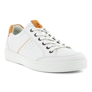 ECCO  รองเท้าผ้าใบหนังแท้ผู้ชาย  รุ่น SOFT CLASSIC M White Lion