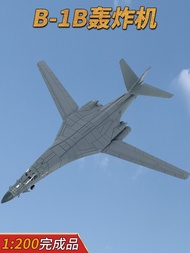 1: 200 American B-1B Strategic Bomber Simulation B1 Gun Cavalry Airplane Model Alloy Metal Wing Chan