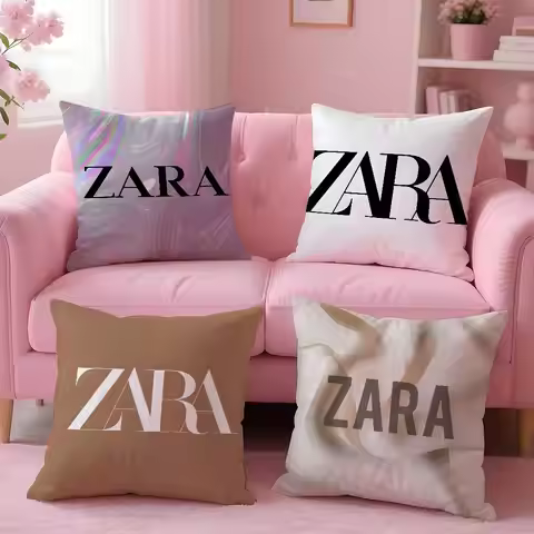 ZARA Pillow Case Pattern Printed Pillowcase For Living Room Sofa Cushion Cover & Bedroom Decor