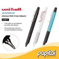 New product Uniball Jetstream EDGE 3 Color Multi Ballpoint 0.28 mm Uni Ball Pen