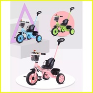 ♞,♘,♙Children's Tricycle Three Wheel Bike for Kids Baby Carrier Car for Girl Boy Color:Pink/Blue