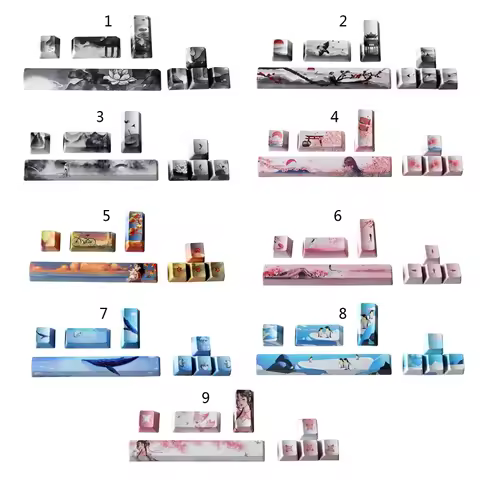 31BA DIY Mechanical Keyboard PBT OEM Profile Direction ESC Enter Keycap Five Sides Dye Subbed Keycap