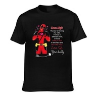 Deadpool Dear Wife Thanks Being My Wife Love Wife Comfortable Fit Mens T-Shirt Creative