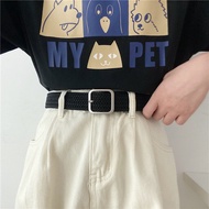 Fashionable Womens Braided Belts Casual Retro Elastic Belts New Style Punch-Free Belts Tali Pinggang