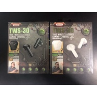Remax TWS-30 True Wireless Stereo Android Gaming Earbuds Earbud Wireless Earphone Earphones TWS 30 L