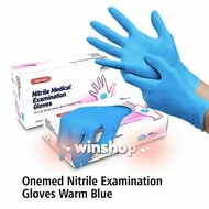 Blue ONEMED NITRILE Gloves 10s
