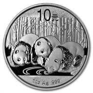 2013 China Chinese Panda 1 oz .999 Silver Coin BU 1oz