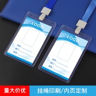 lanyard card lanyard card holder Hengyou Transparent pvc Hard Rubber Halter Tag Hard Work Permit Gue