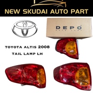 TOYOTA ALTIS 2008 TAIL LAMP LH (DEPO)