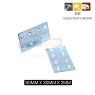 50MM X 30MM X 2MM SHELF BRACKET FLAT BRACKET STRAIGHT FLAT BRACKET KURUNGAN