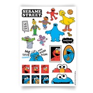 SST4 สติกเกอร์ Sesame Street Family 1 A6 Sticker (A6 PP STK 401) W10 5xH14 8 cm