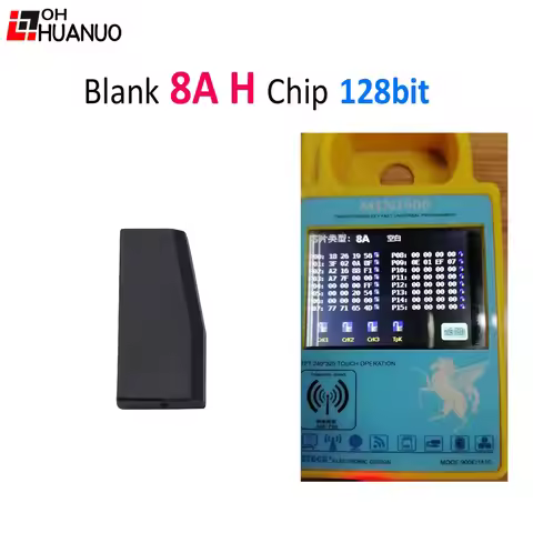 1PC H Chip 8A 128bit Blank Chip for Toyota Rav4 Camry 2013-2020 and More, Blank 8A 128 Bit for H Chi