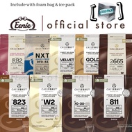 Callebaut Couverture Chocolate Callets 2.5KG| 811 | 823 | 70-30-38 Finest Belgian Baking Chocolate