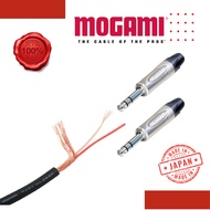 MOGAMI 2582 flexible 26awg mic cable 6mm with neutrik np3x stereo jack to np3x stereo jack 6.3mm