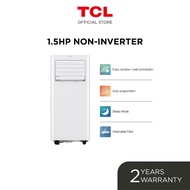 TCL 1.5HP Portable Air Conditioner R32 with Remote Control, Auto Evaporation, Washable Filter TAC-12CPA/SL