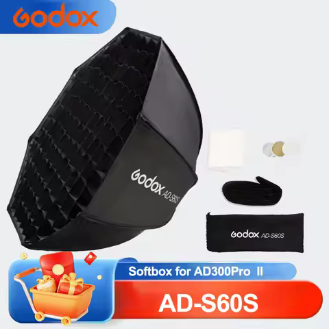 Godox AD-S60S 60cm Quick-Install Octagon Soft Box Specialized Accessories for ML60/ML60BI AD300Pro A