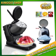 Ringgit Shop  Ice Crusher Machine ABC Mesin Ice Shaver Mesin Ice Batu CENDOL Snow Ice Smoothie Ice K