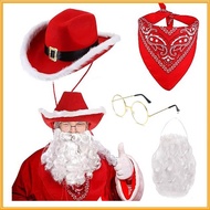 Big Red Party Hat Cowboy Hat New Year Decoration Top Hat Christmas Christmas Jazz Red Cowboy Hat SAI