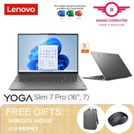 Lenovo Yoga Slim 7 Pro 16ARH7 82UW001SMJ 16'' 2.5K Laptop Storm Grey ( Ryzen 7 6800HS, 16GB, 512GB SSD, RTX3050, W11, HS