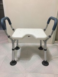 護理 浴室安全 沐浴椅 連扶手