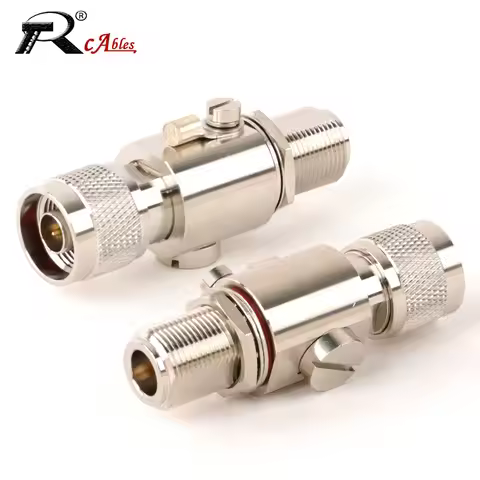 N-type 6GHZ Lightning Arrester N-JK Coaxial Anti-Lightning Antenna Communication RF Coaxial Connecto