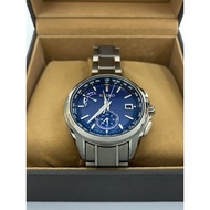 SEIKO mens watches solar wrist watch analogues titanium NVY SLV 8B63-0AV0 Direct from Japan Secondha