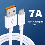 7A 100W Type C Fast Charging Cable/ Super Fast Data Sync Transfer  Cord for Type C